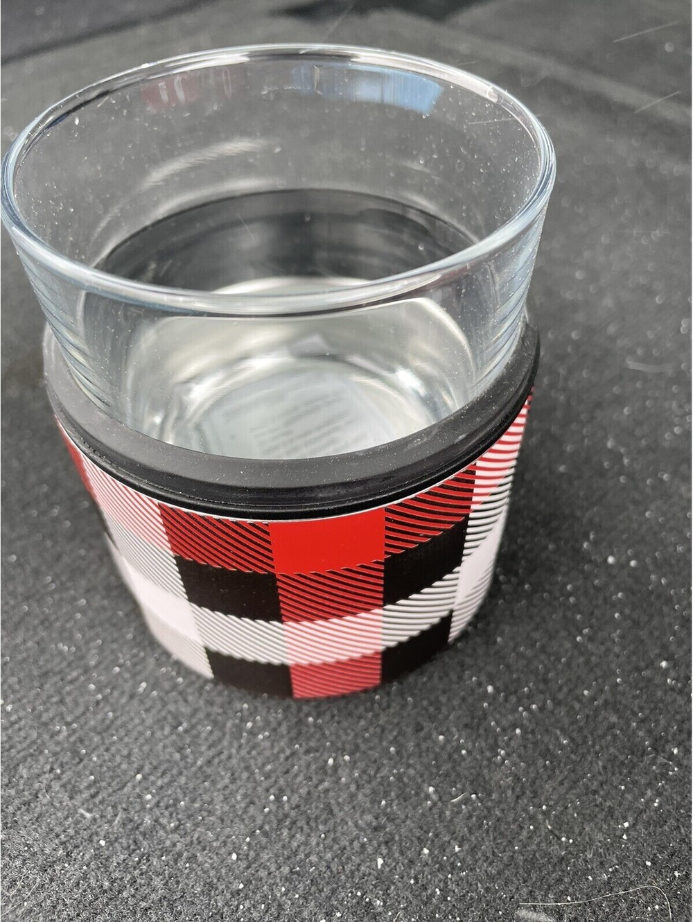 Asobu whiskey koozie 10.5 oz Plaid Koozie Glass On The Rocks Travel Bourbon NIB